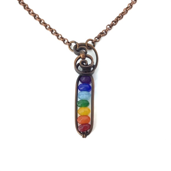 ROY G BIV Hand Crafted Necklace - Picture 6 of 13